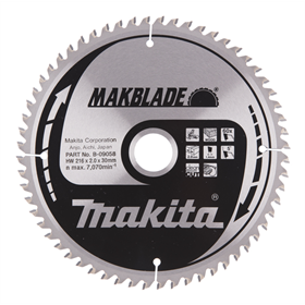 Sägeblatt MAKBLADE  MSF21660G 216x30mm T60 Makita B-09058