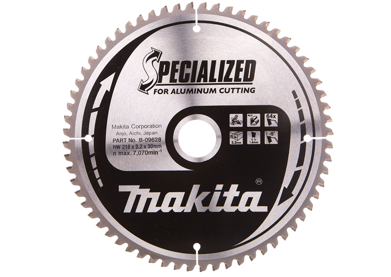 Sägeblatt für Aluminium 216x30mm T64 Makita B-09628