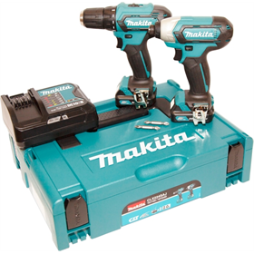 Werkzeugset 12V Makita CXT CLX224SAJ 2x2.0Ah