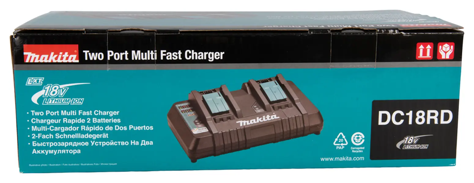 Doppel-Schnellladegerät 14,4-18V Makita DC18RD