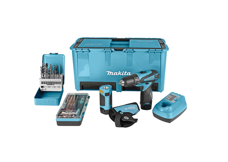 Akku-Bohrschrauber Makita DF330DWLX2 set