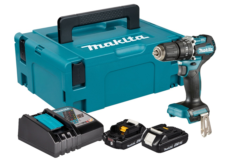 Akku-Schlagbohrschrauber Makita DHP487RAJ 2x2.0Ah