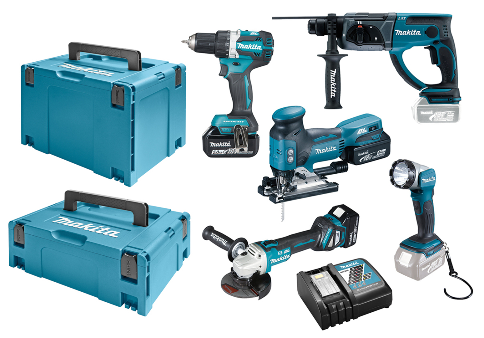 Werkzeugset 18V Combo Makita DLX5044TJ | rotopino.de