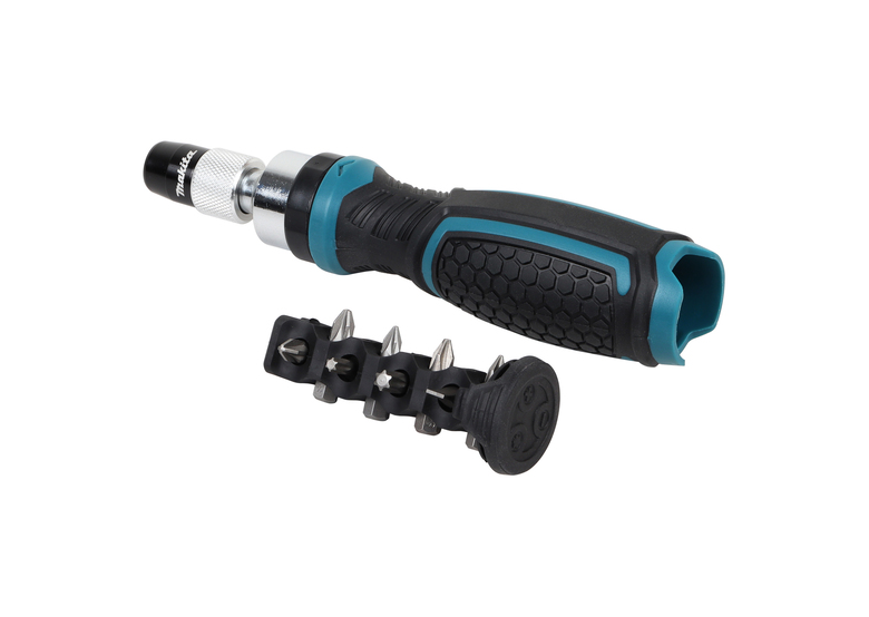 Schraubendreher mit Ratsche und Bits 8 Stück. Makita E-10942