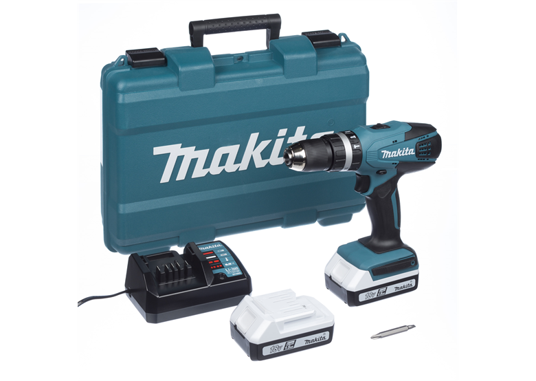 Akku-Schlagbohrschrauber Makita HP457DWE 2x1,3Ah