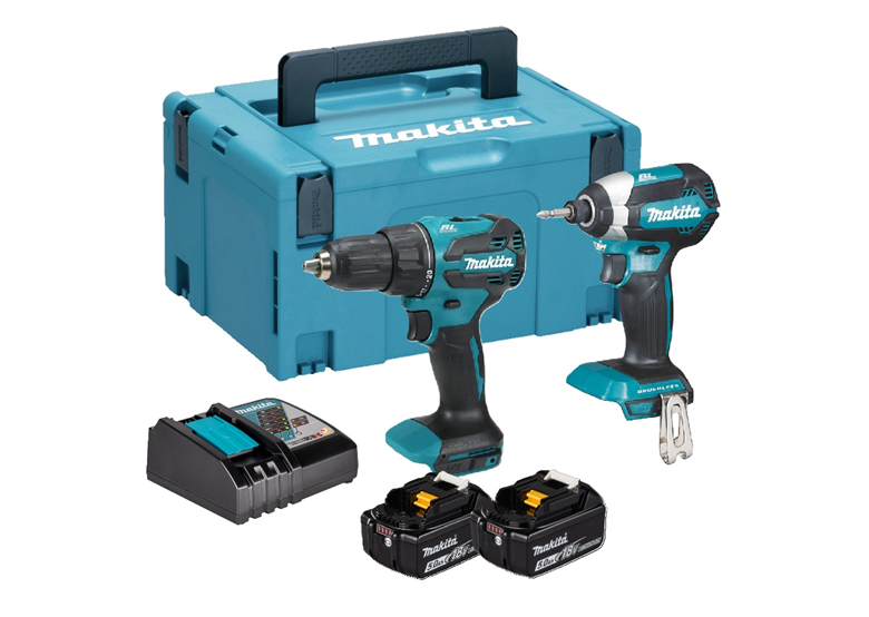 Werkzeugset 18V Makita LXT DLX2537TJ 2x5.0Ah