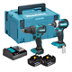 Werkzeugset 18V Makita LXT DLX2537TJ 2x5.0Ah