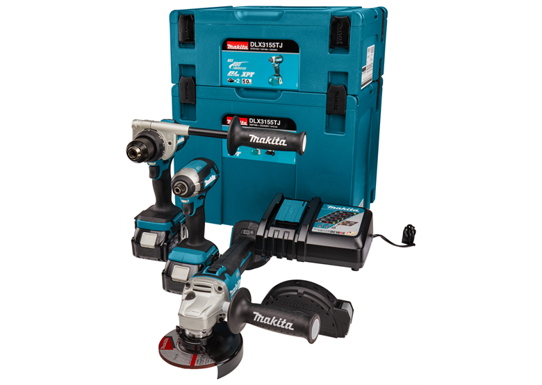 Werkzeugset 18V Makita LXT DLX3155TJ 2x5.0Ah