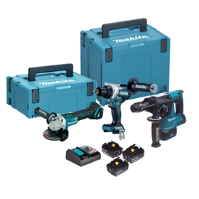 Werkzeugset 18V Makita LXT DLX3202TJ 3x5.0Ah