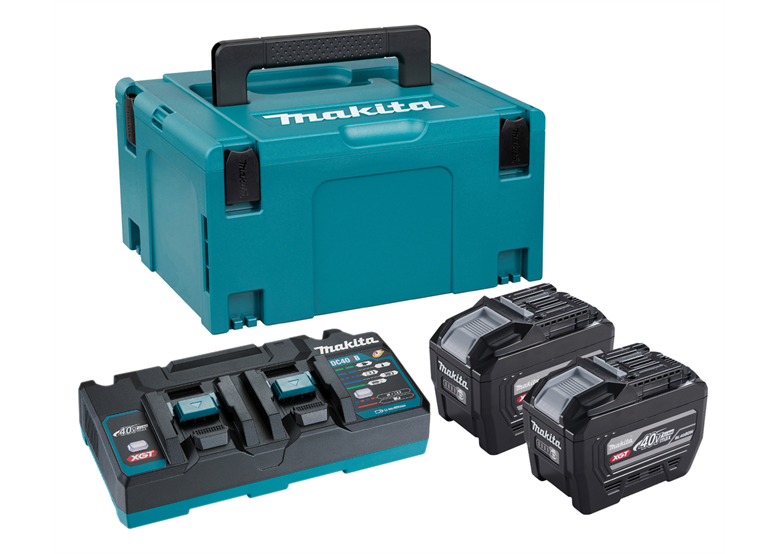Starter-Set XGT 40Vmax Makita PSKGPE2J 2x8.0Ah