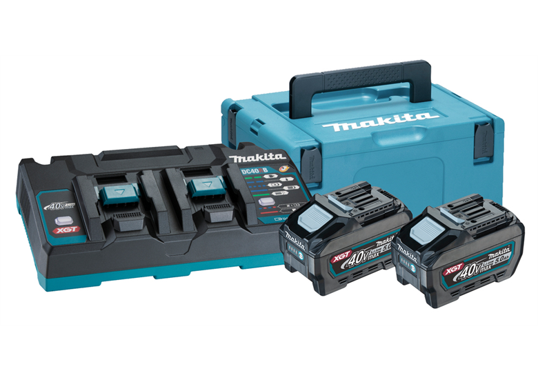 Starter-Set Makita XGT 2xBL4050F+DC40RB