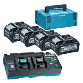 Starter-Set Makita XGT 4xBL4040+DC40R