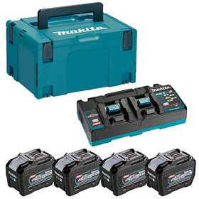 Starter-Set Makita XGT 4xBL4080F+DC40RB