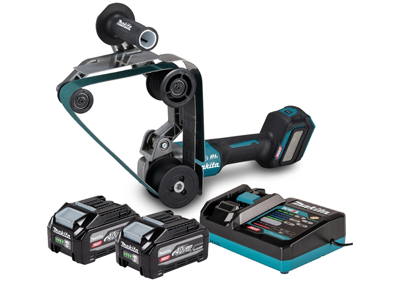 Rohrbandschleifer Makita XGT BS002GU201 2x4.0Ah