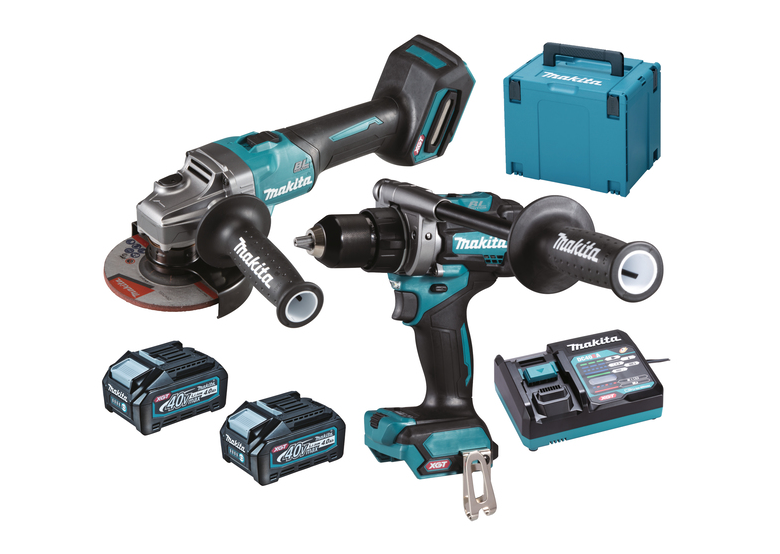 40-V-Elektrowerkzeugsatz Makita XGT DK0124G201 2x4.0Ah