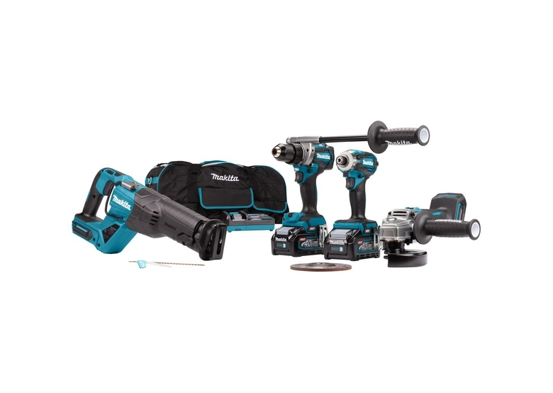 40-V-Elektrowerkzeugsatz Makita XGT DK0126G401 2x4.0Ah