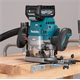 Oberfräse Makita XGT RP001GM201 2x4.0Ah