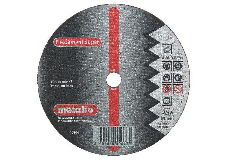 Trennscheibe Flexiamant super Alu A 30-O 115×2,5×22,2mm Metabo 616751000