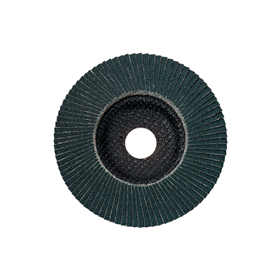 Lamellenschleifplatte 125×22,2 mm, P40, Zirkonia, schräg Metabo 624275000