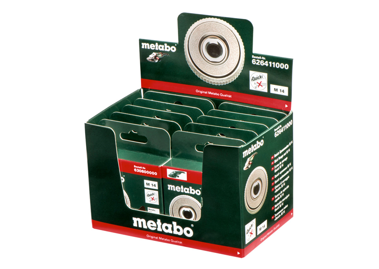 Quick-Spannmutter, 10 St., M14/ display Metabo 626411000