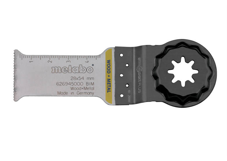Tauchsägeblatt "Starlock Plus" Holz+Metall, BiM, 28 x 54mm Metabo 626945000