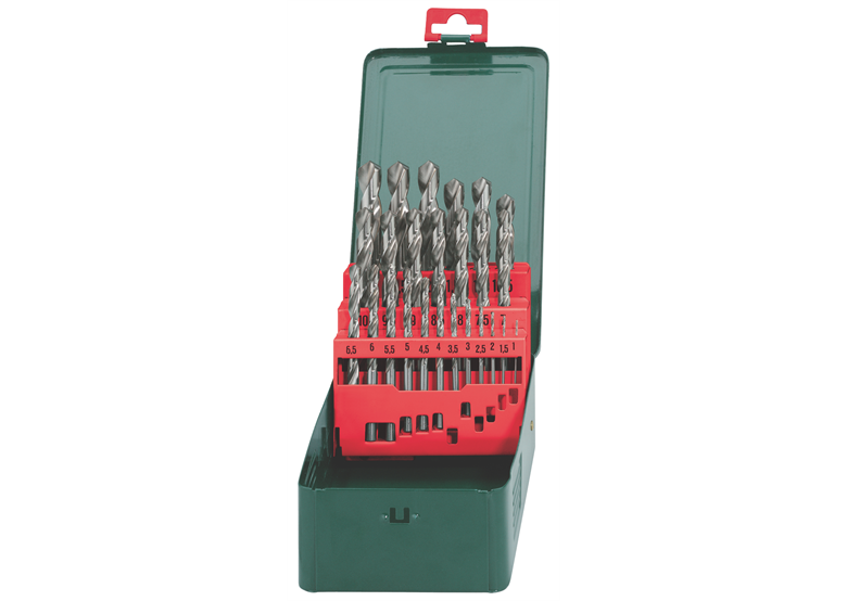 25-tlg. Bohrerset HSS-G Metabo 627154000