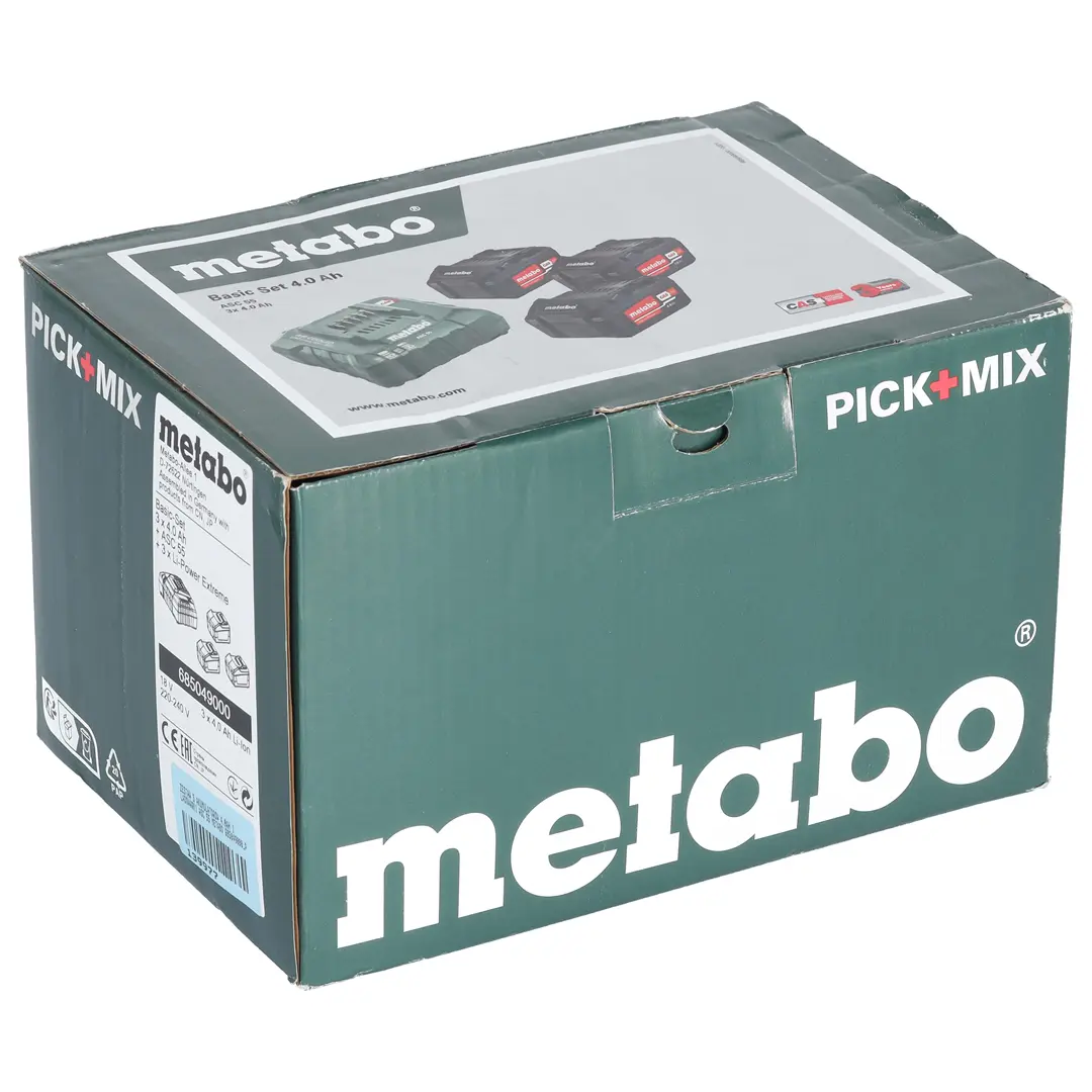 Set mit drei 4,0-Ah-Akkus und ASC 55-Ladegerät Metabo 685049000_P
