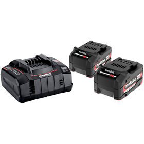 2 Akkus18V Li-Power 5.2Ah mit ASC 30-36V Ladegerät Metabo 685051000