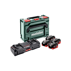 Akku-Set (4Stk.) 18V LiHD 8.0Ah und 2x Ladegerät ASC Ultra in MetaLoc Metabo 685135000