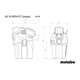 Absaugmobil CLEANTEC Metabo AS 18 HEPA PC COMPACT