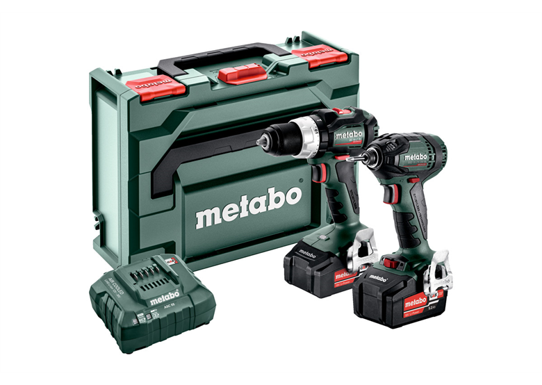 Werkzeugset 18V Metabo CAS Combo Set 2.1.18 BL 2x5.2Ah