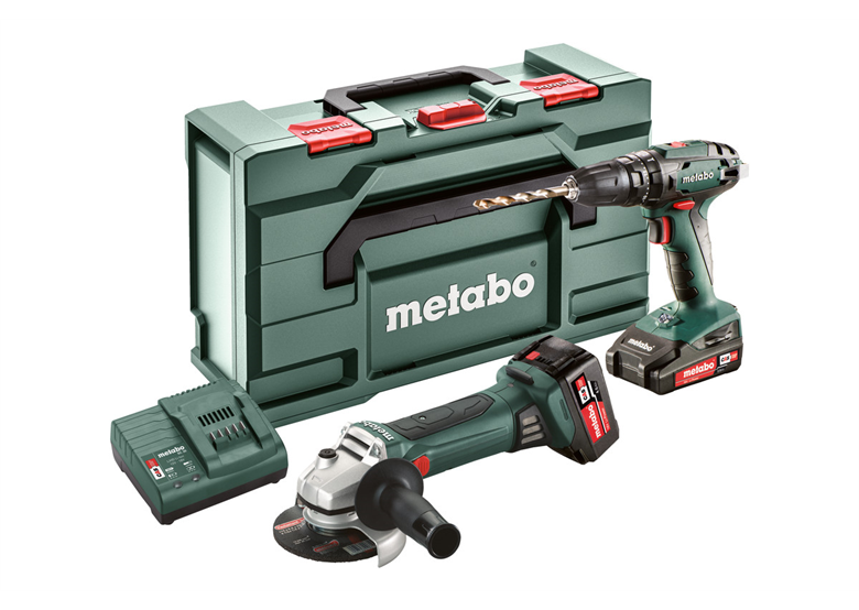 Werkzeugset 18V Metabo CAS Combo Set 2.4.4 18V 1x4.0Ah, 1x2.0Ah