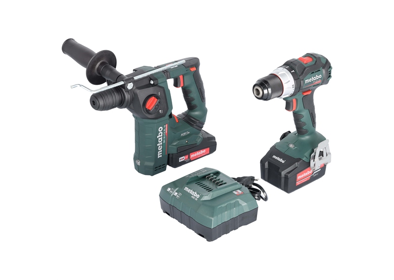 Werkzeugset 18V Metabo CAS Combo Set 2.5.2 1x4.0Ah, 1x2.0Ah