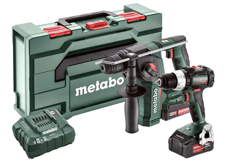Werkzeugset 18V Metabo CAS Combo Set 2.5.2 1x4.0Ah, 1x2.0Ah