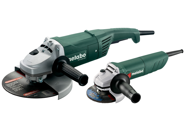 Winkelschleiferset Metabo Combo Set WX 2200-230 + W 750-125