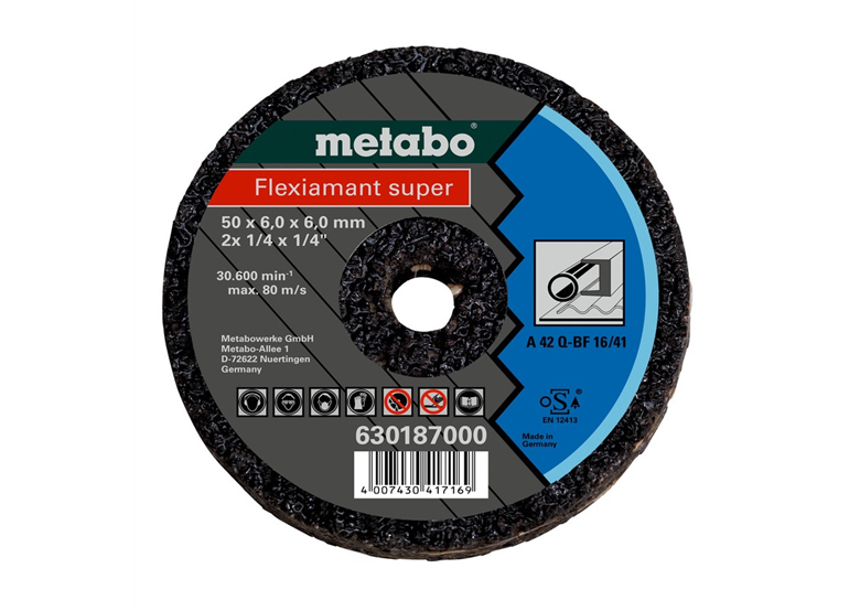 Kleintrennscheibe 50x6x6mm Metabo Flexiamant Super