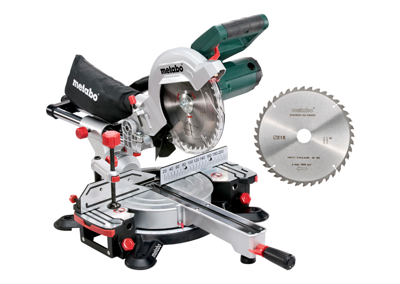 Kapp- und Gehrungssäge Metabo KGS 216 M Set