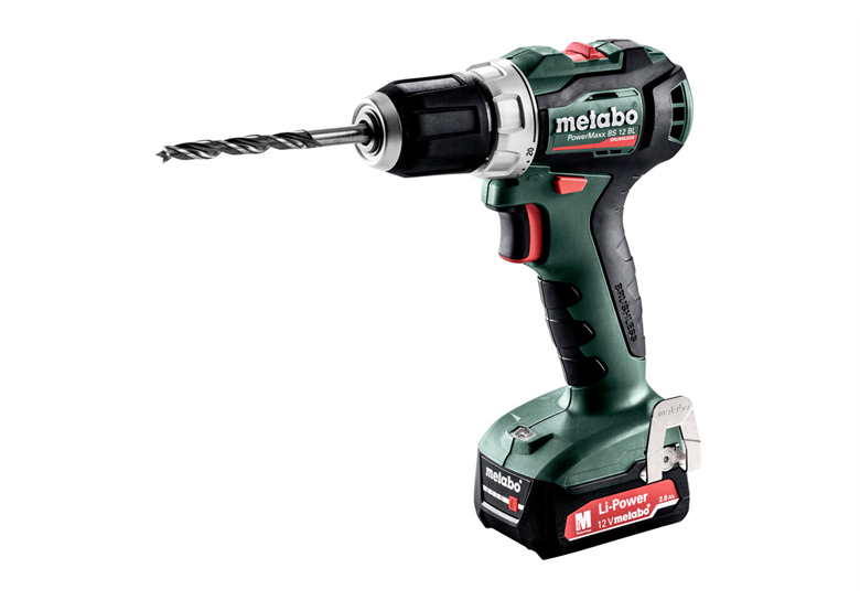 Akku-Bohrschrauber Metabo PowerMaxx BS 12 BL 2x2.0Ah