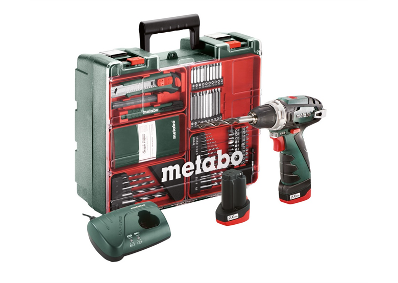 Akku-Bohrschrauber Metabo PowerMaxx BS Set
