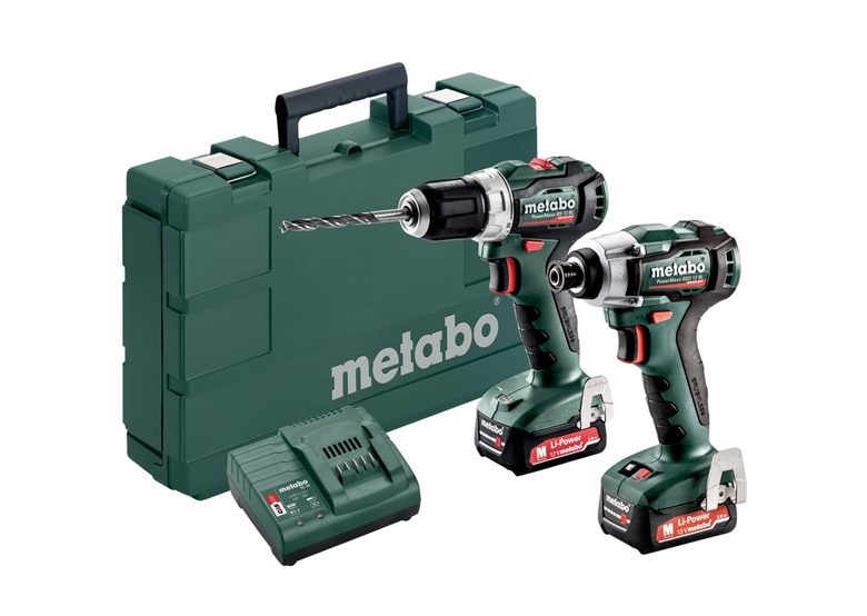 Werkzeugset 12V Metabo PowerMaxx Combo Set 2.7.3 2x2.0Ah