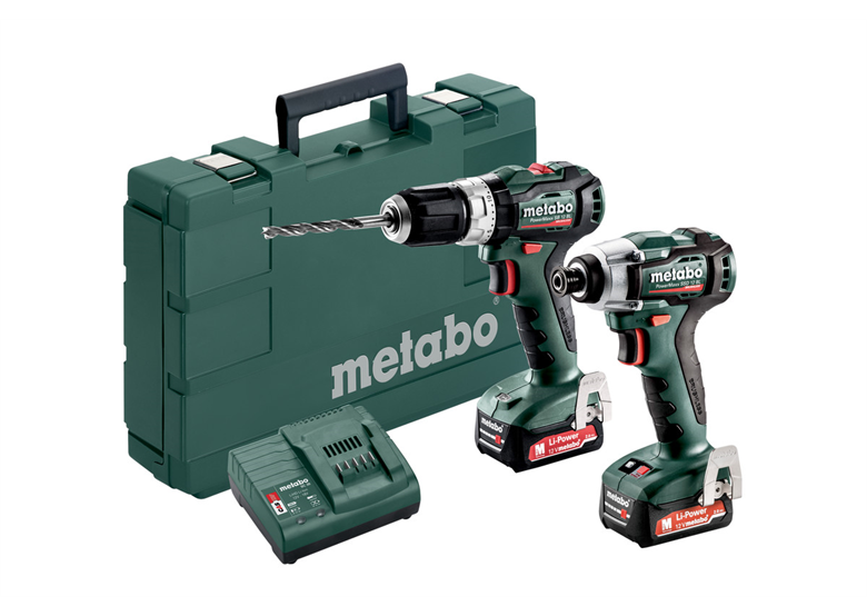 Werkzeugset 12V Metabo PowerMaxx Combo Set 2.7.5 2x2.0Ah