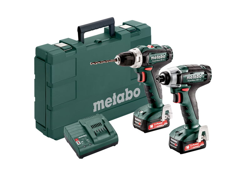 Werkzeugset 12V Metabo PowerMaxx PL_N2029 2x2.0Ah