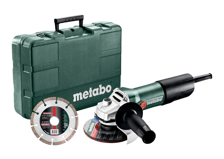 Winkelschleifer Metabo W 850-125 Set
