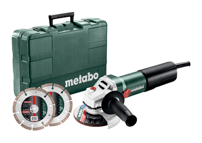 Winkelschleifer Metabo WQ 1100-125 Set