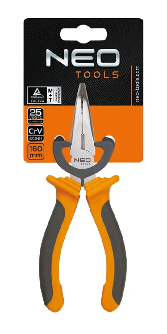 Zange verlängert gebogen 160 mm Neo 01-015
