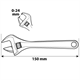 Rollgabelschlüssel 150mm Neo 03-010