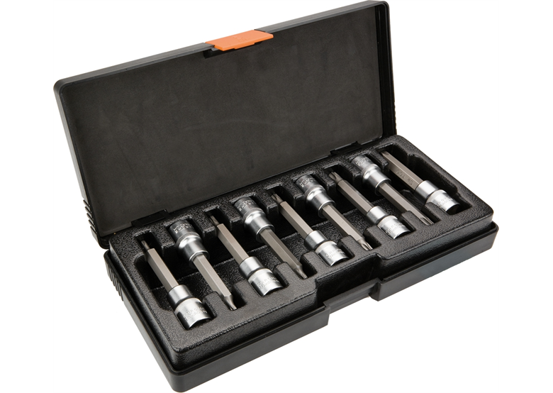 Torx-Bits auf einem 1/2-Zoll-Steckschlüssel, 9 Elemente Neo 08-708