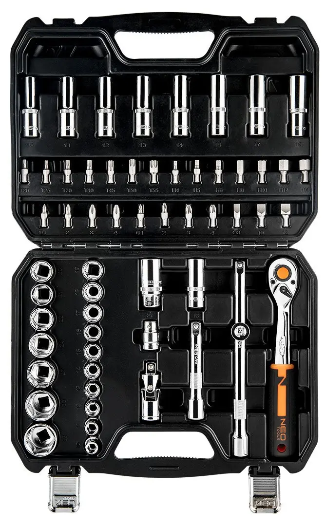 1/2" Steckschlüsselsatz, 58-tlg. Neo 10-042