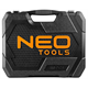 Steckschlüssel 1/4" und 1/2", Satz mit 110 St. Neo 10-066