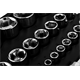 Steckschlüssel 1/4" und 1/2", Satz mit 110 St. Neo 10-066